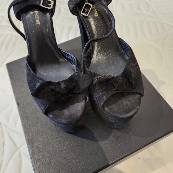 SAINT LAURENT PLATFORM Sandals 👡 - Picture 9 of 12